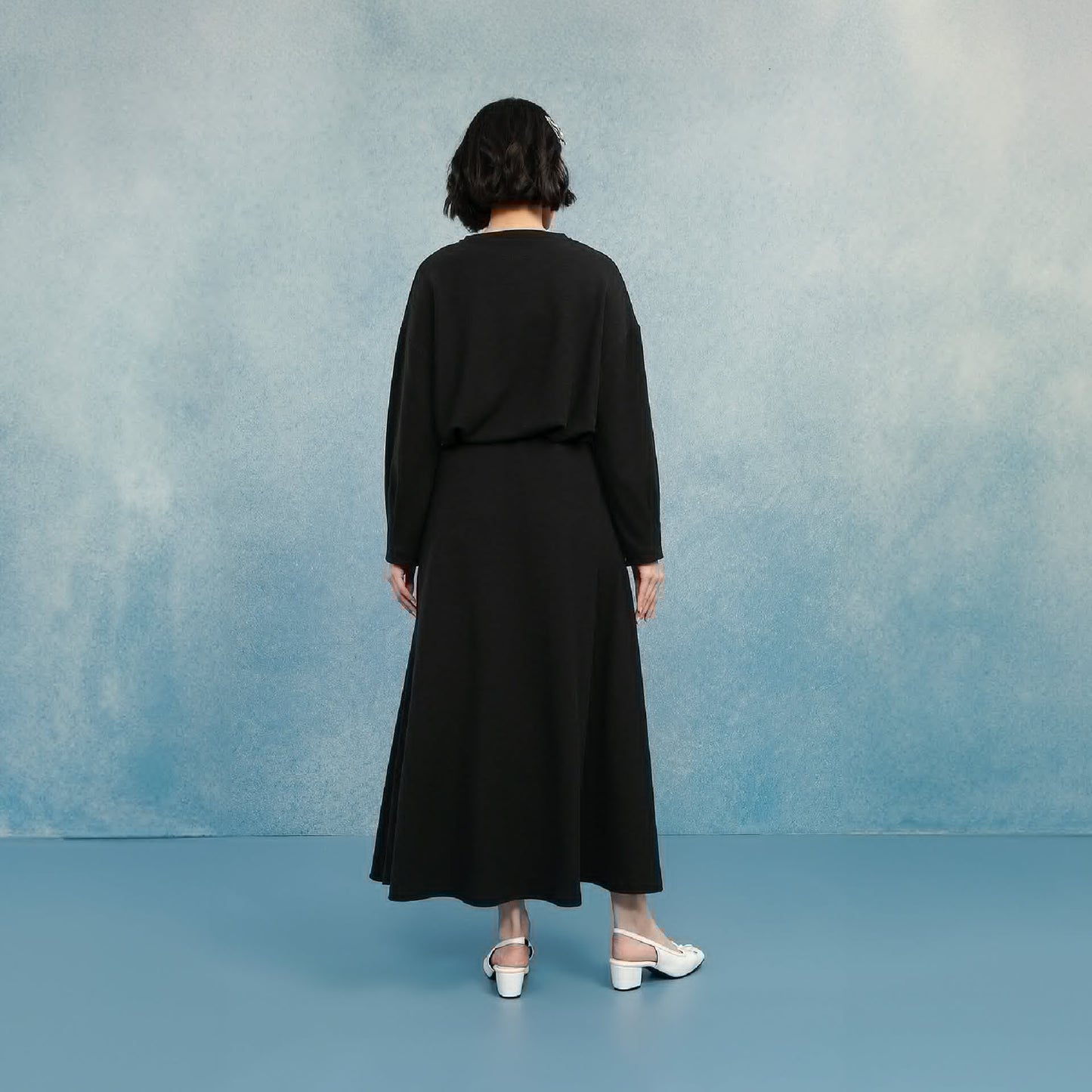 Della Skirt - Rok Knit A-Line Karet Pinggang | HijabChic