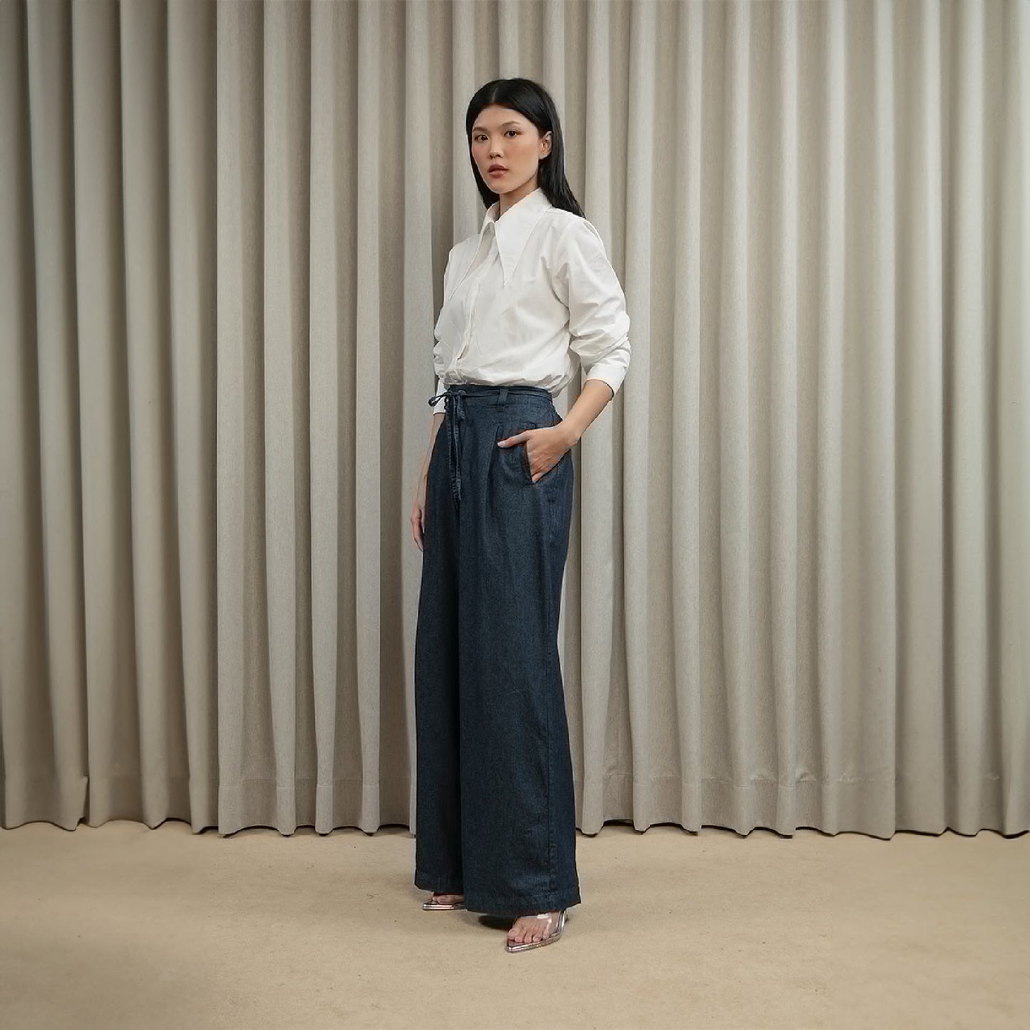 Meline Denim Pants (HijabChic x Nabillasyal) | HijabChic