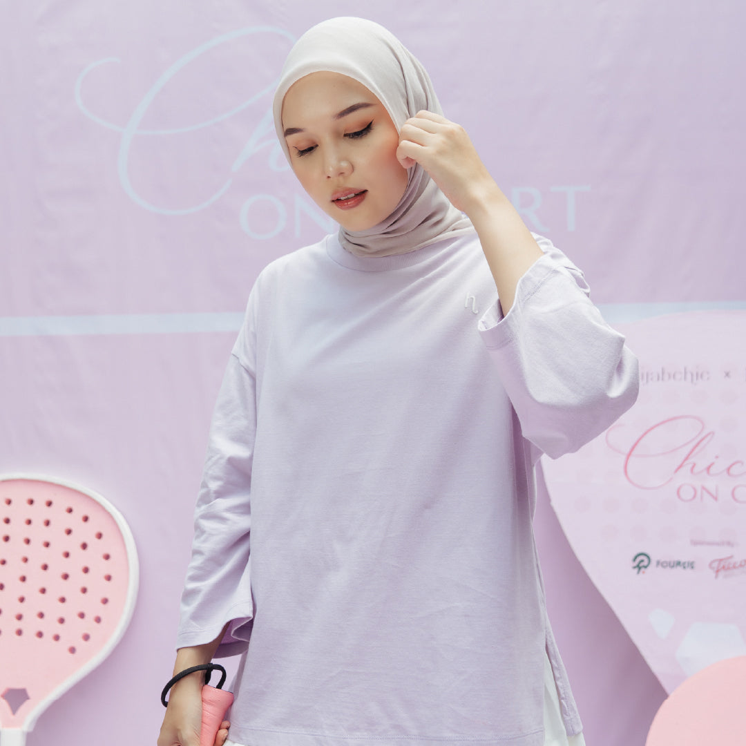 HijabChic Avela Lavender Top