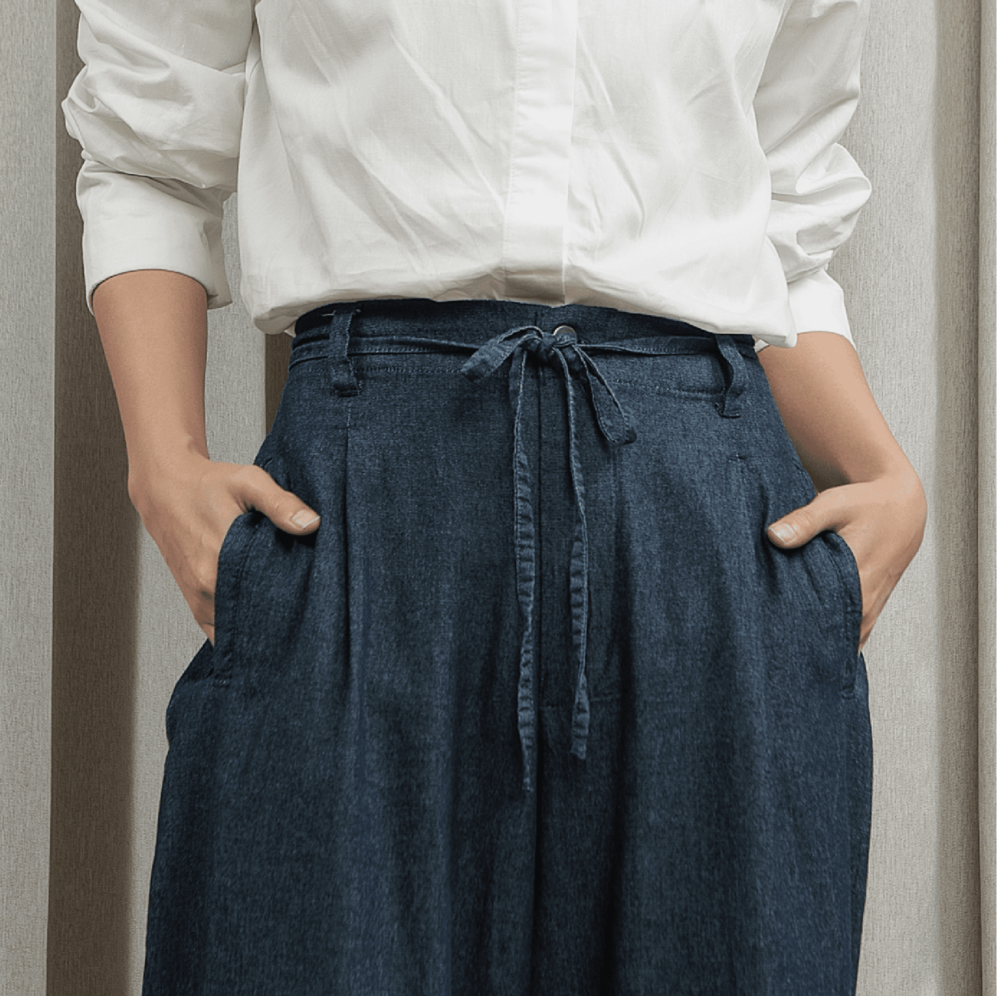 Meline Denim Pants (HijabChic x Nabillasyal) | HijabChic