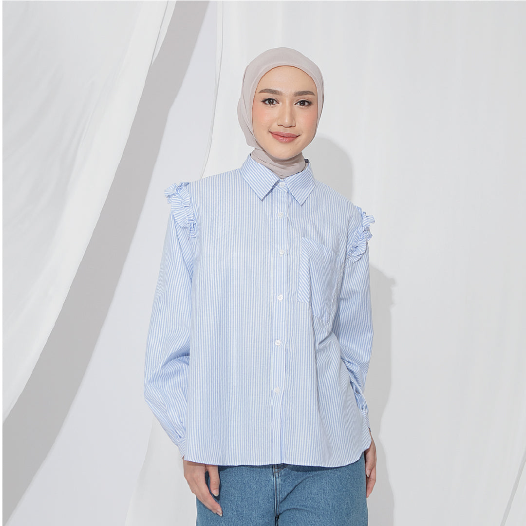 Agista Tops - Atasan Stripe Cotton