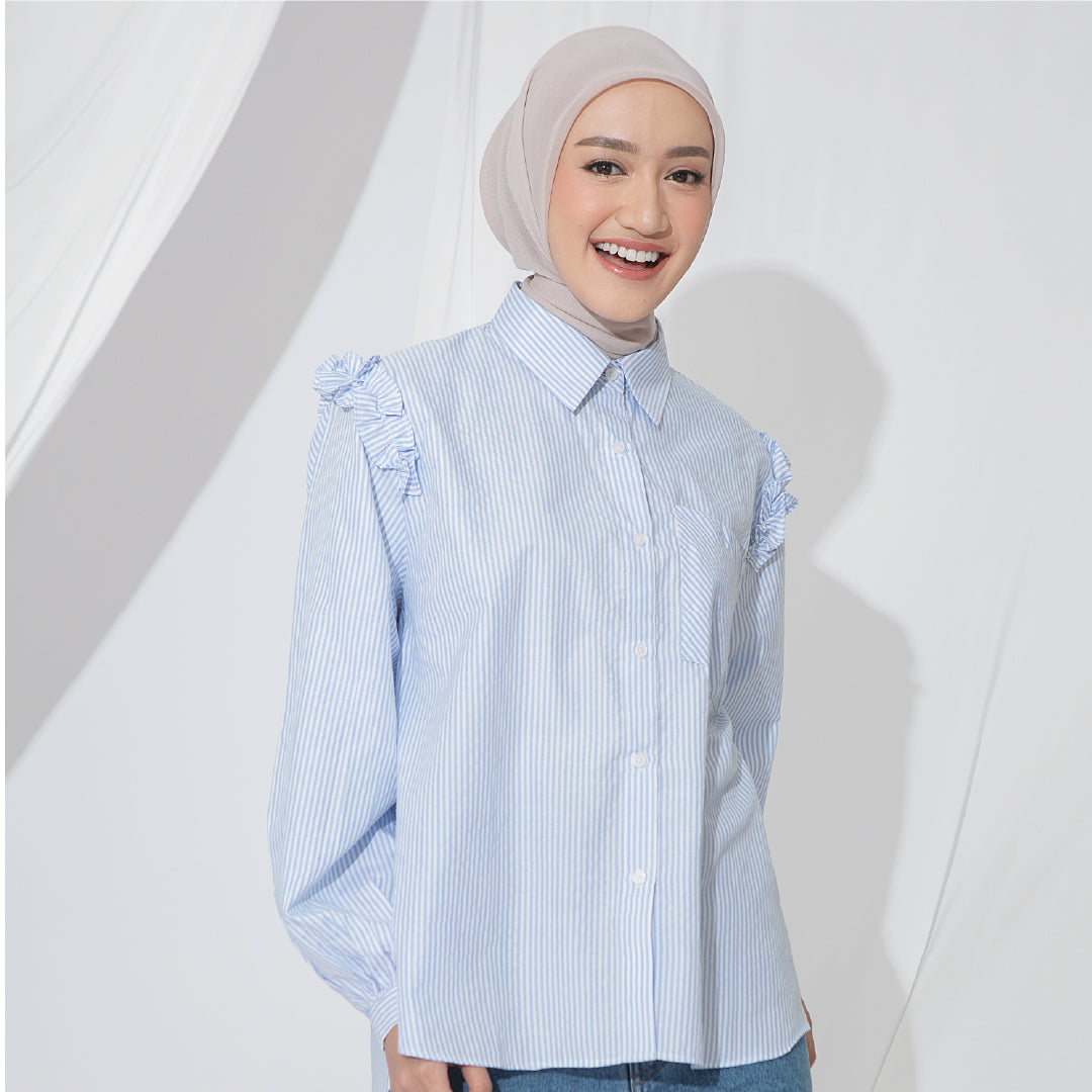 Agista Tops - Atasan Stripe Cotton