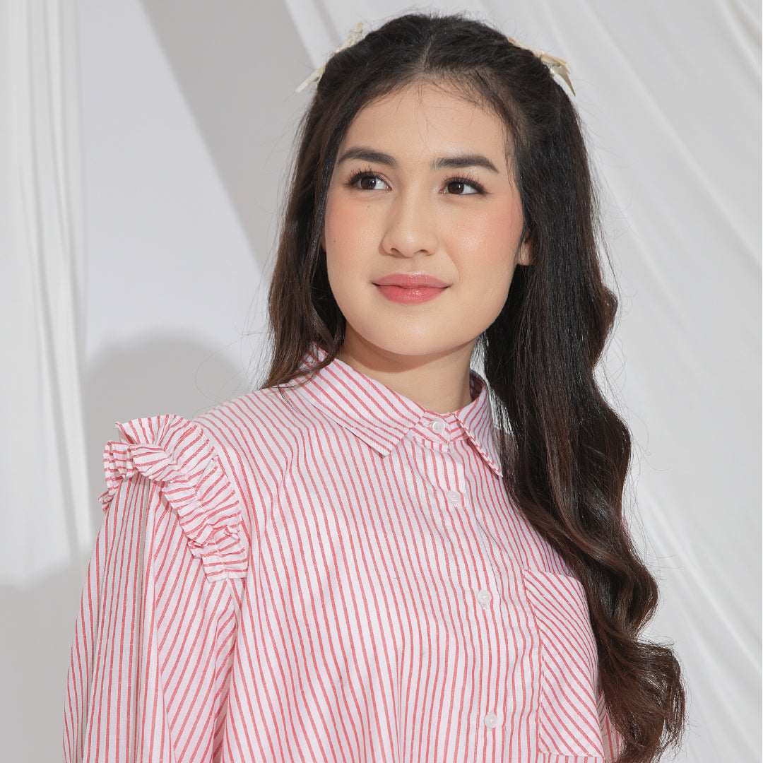 Agista Tops - Atasan Stripe Cotton