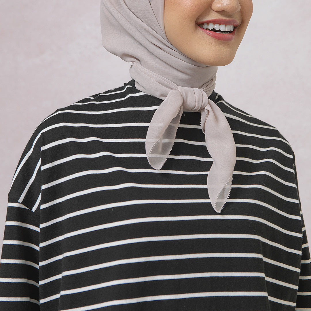 Megumi Black Stripe Tops