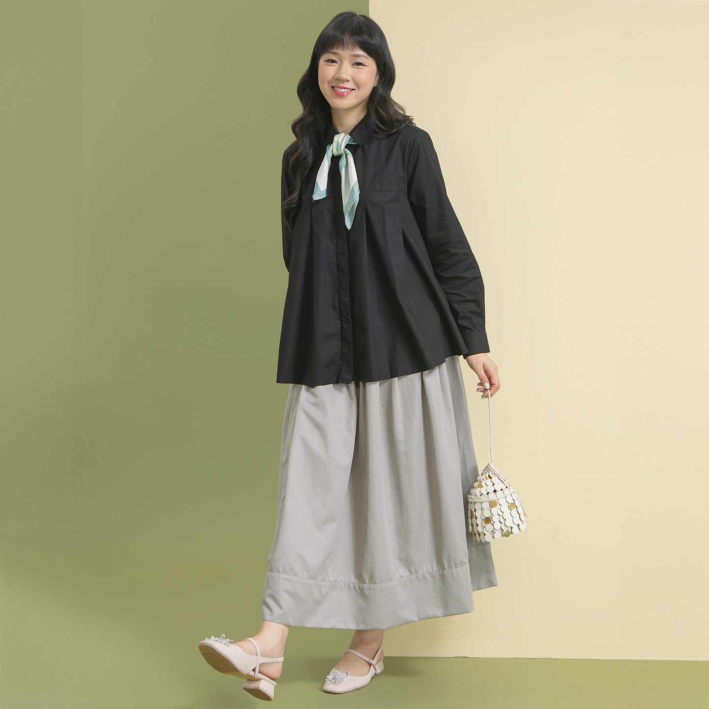 Kanaya Top - Kemeja Basic Katun Polos