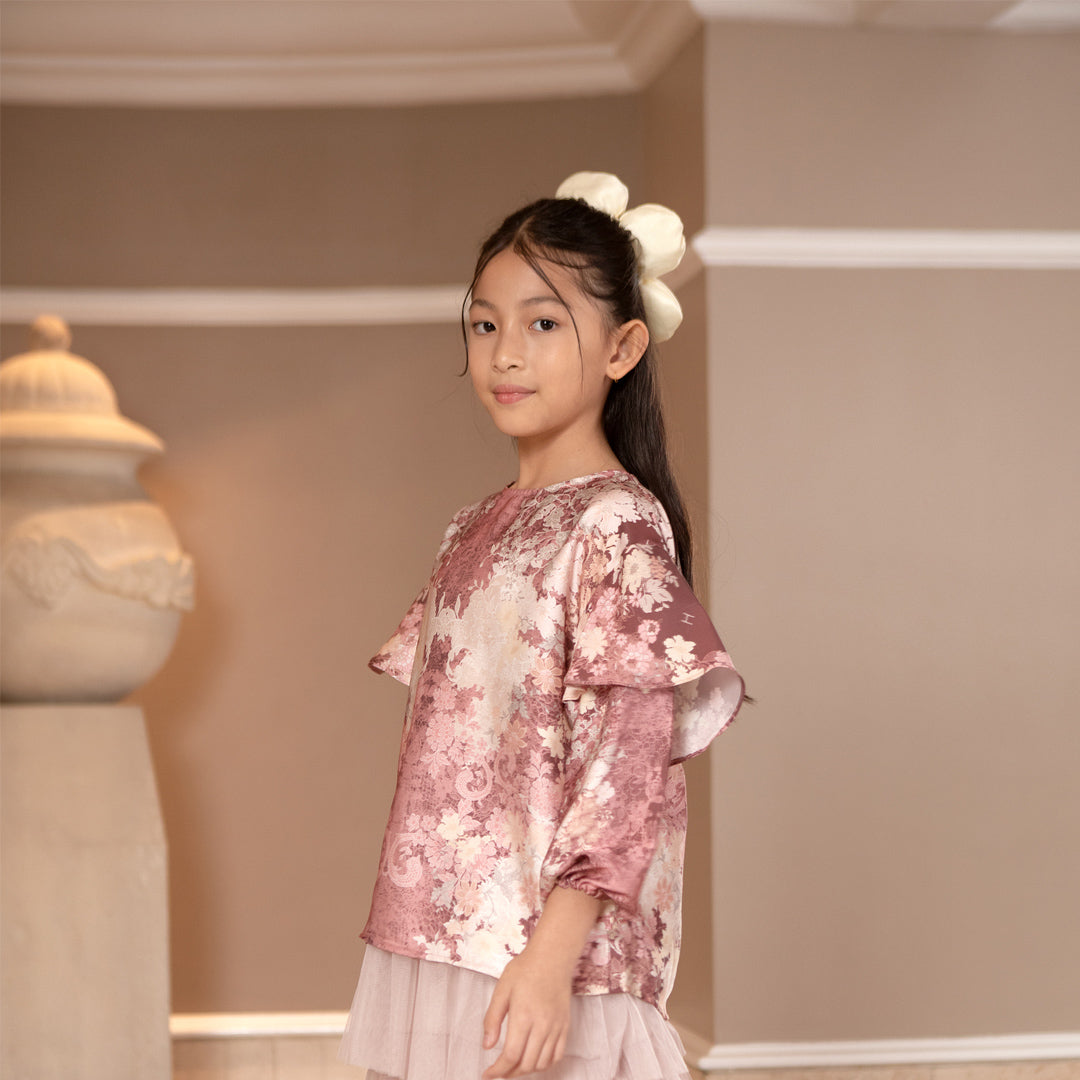 Evalina Girl Top Rosewood
