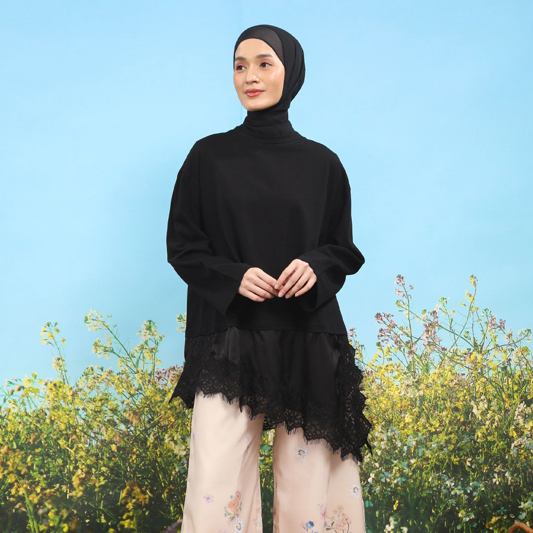 Kaluna Lace Black Top