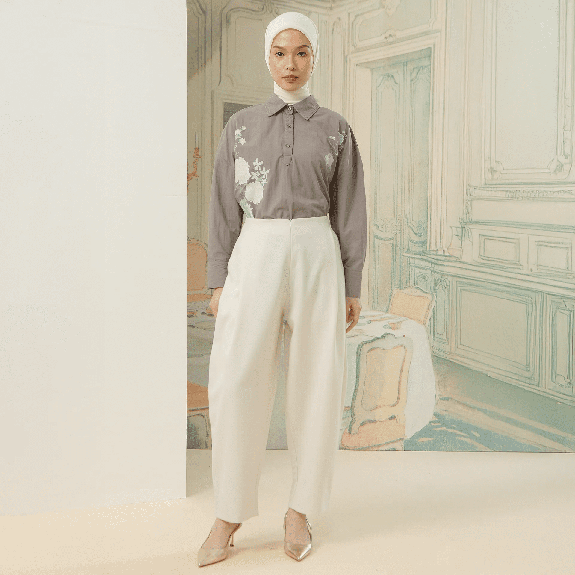 Liora Pants - Celana Panjang Basic Barel | HijabChic