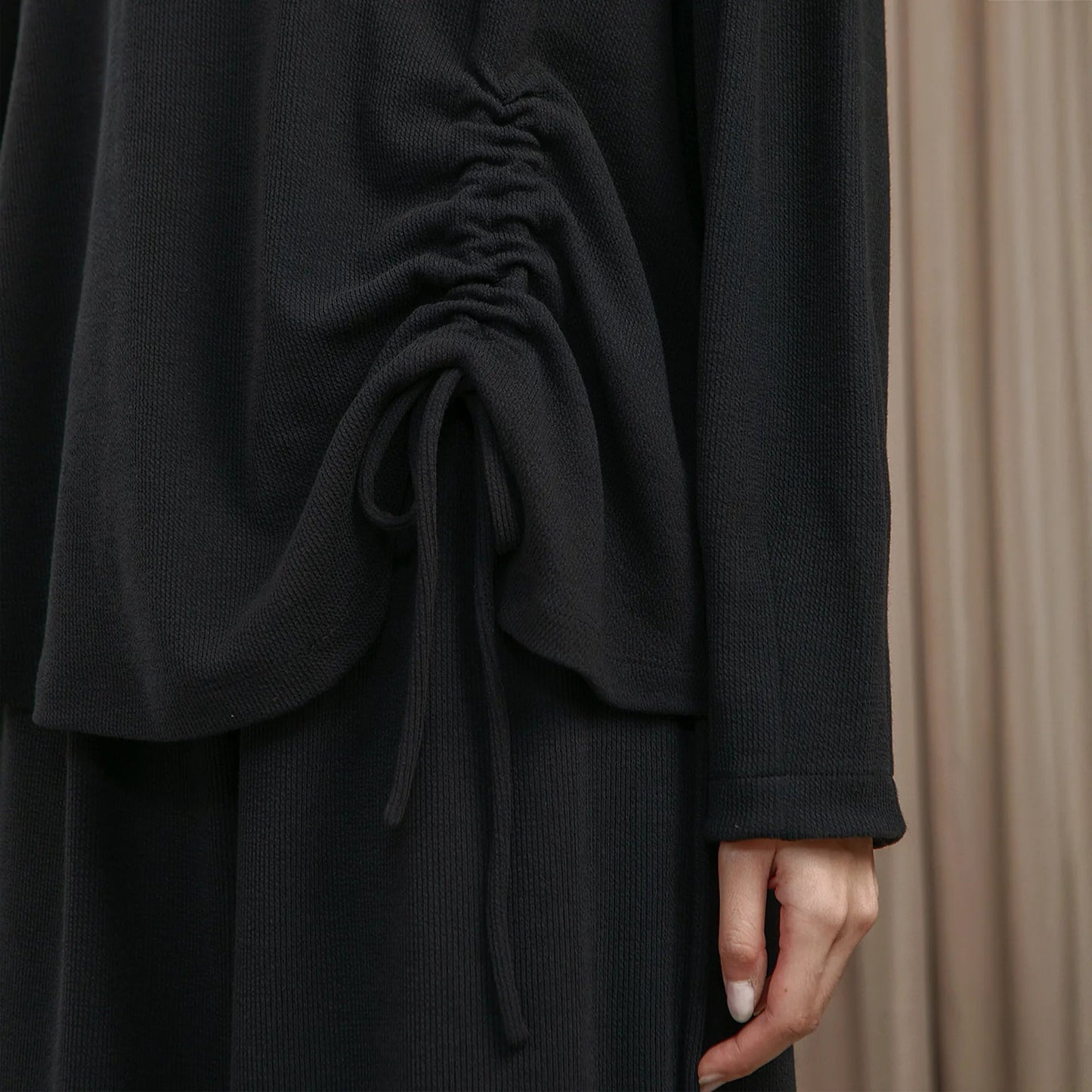 Lona Top - Atasan Knit Tali Serut Adjustable | HijabChic