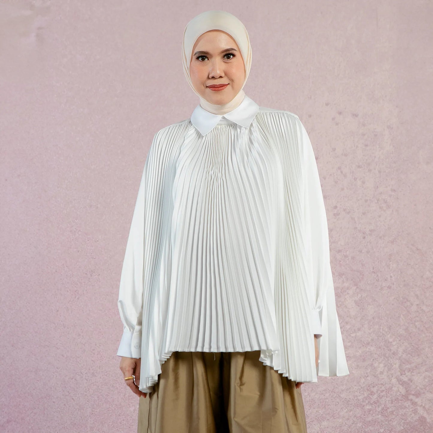 Nara Pleats Top (HijabChic x Tiqasya) | HijabChic