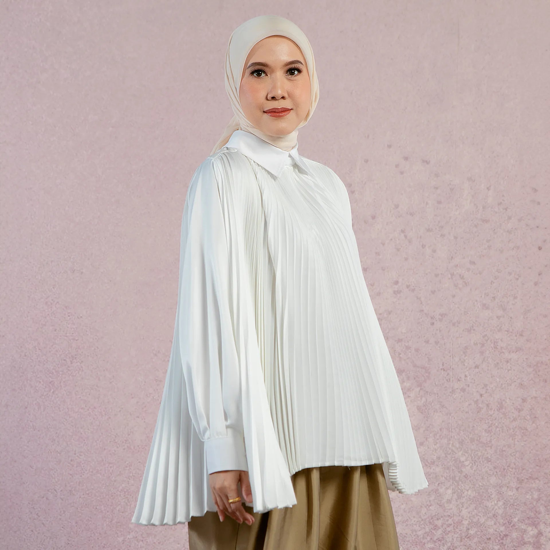 Nara Pleats Top (HijabChic x Tiqasya) | HijabChic