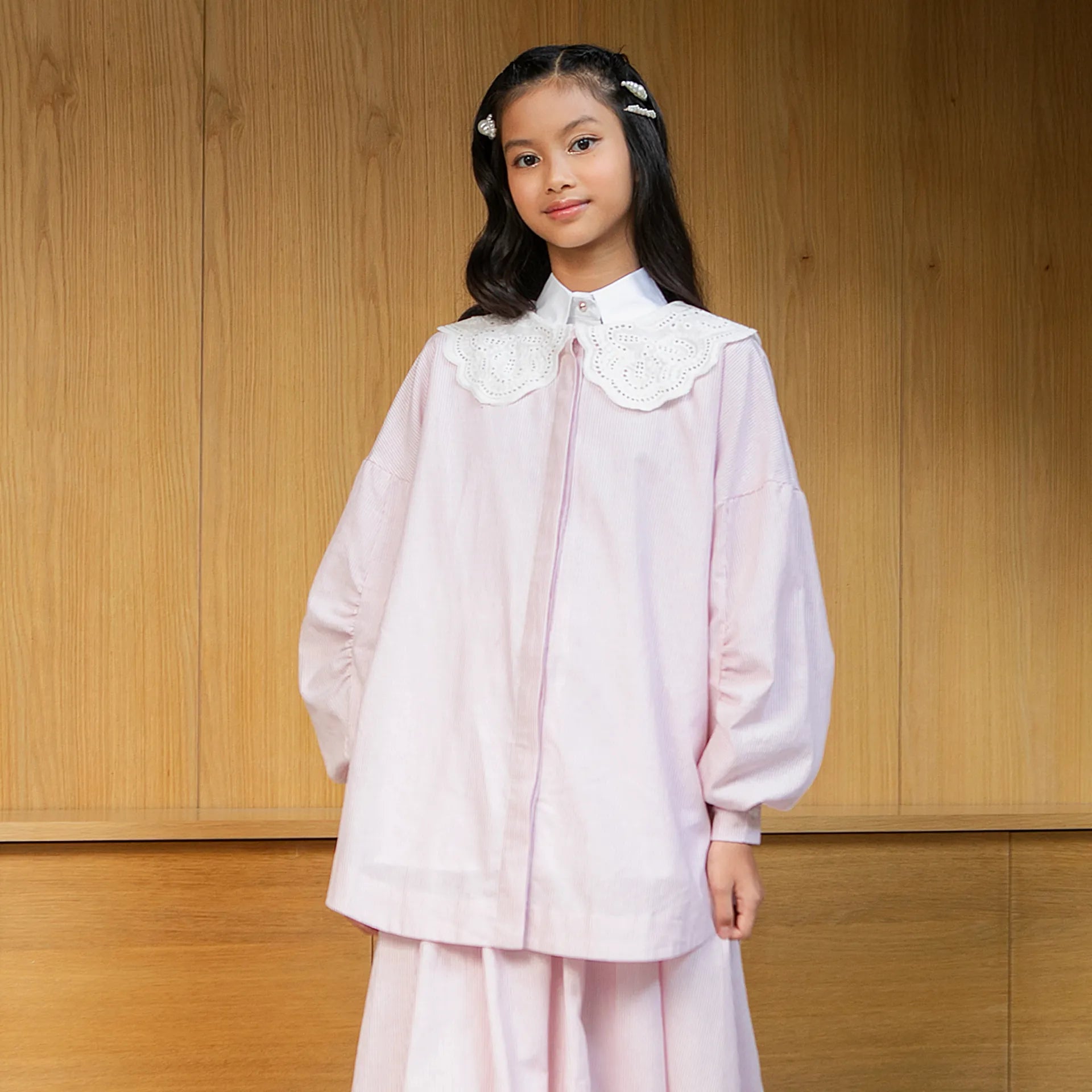Noten Pale Pink Top | HijabChic