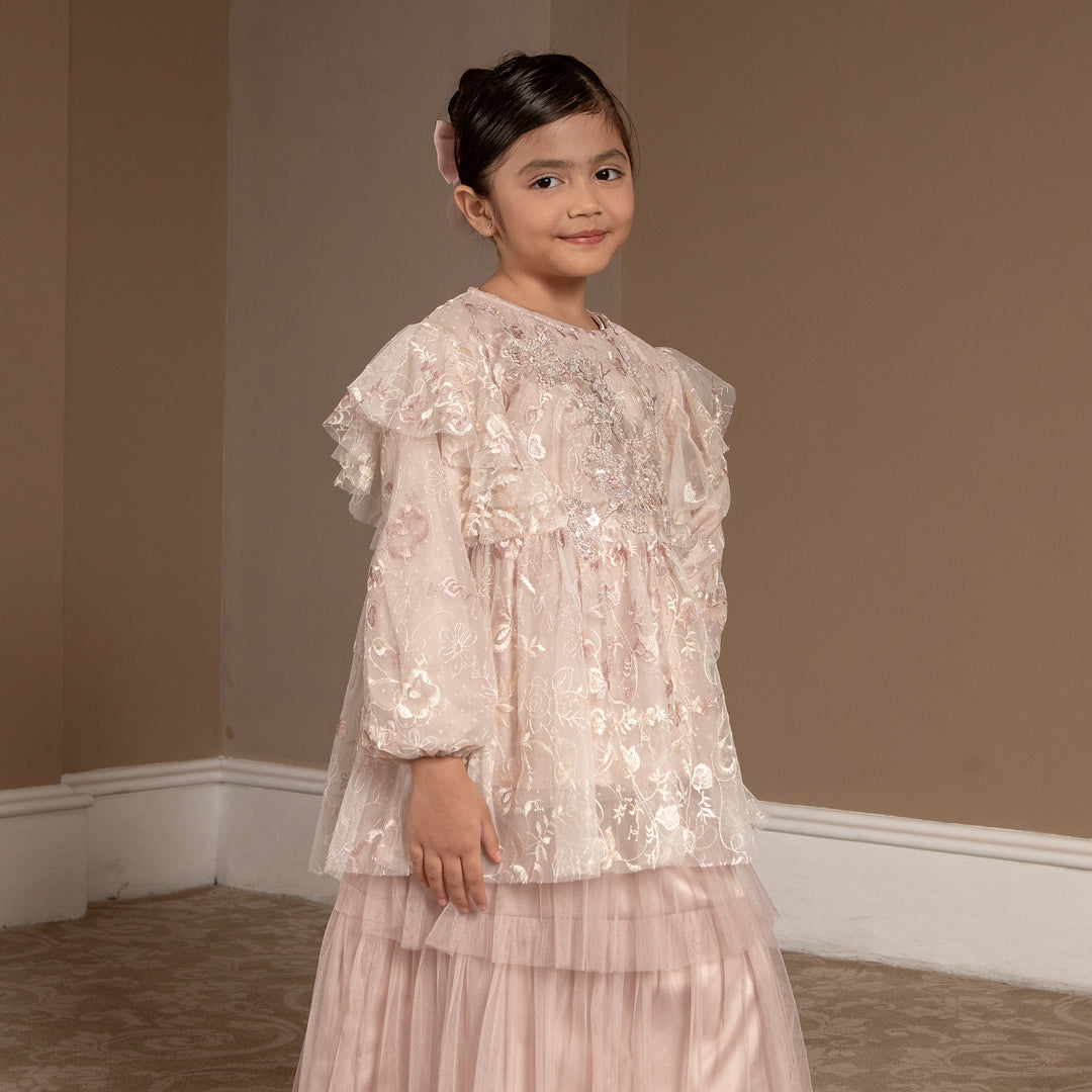 Rosetta Girl Top Blush Pink