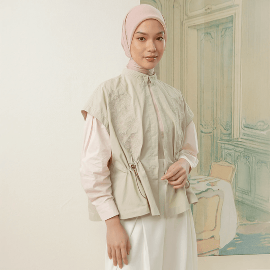 Sera Outerwear - Outer Parasut Bordir Tali | HijabChic
