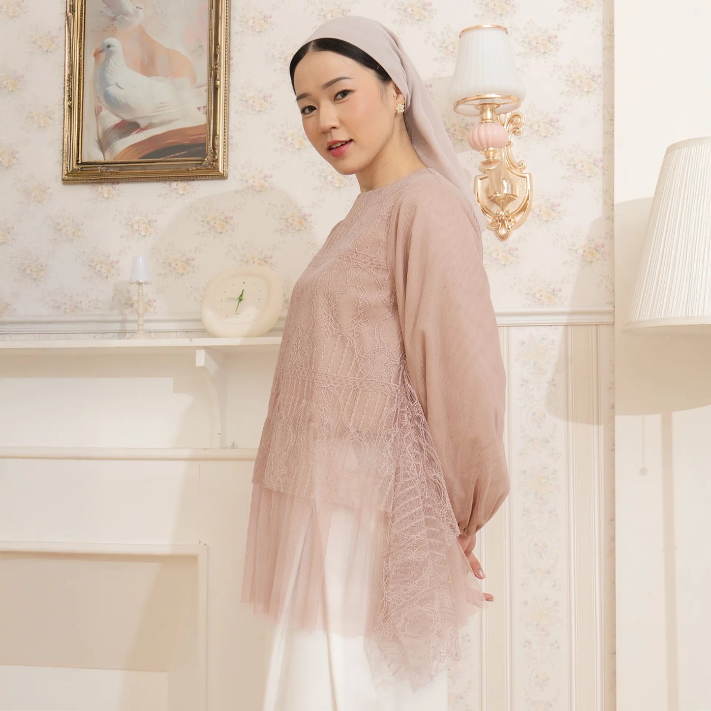 Syahita Dusty Pink Tops