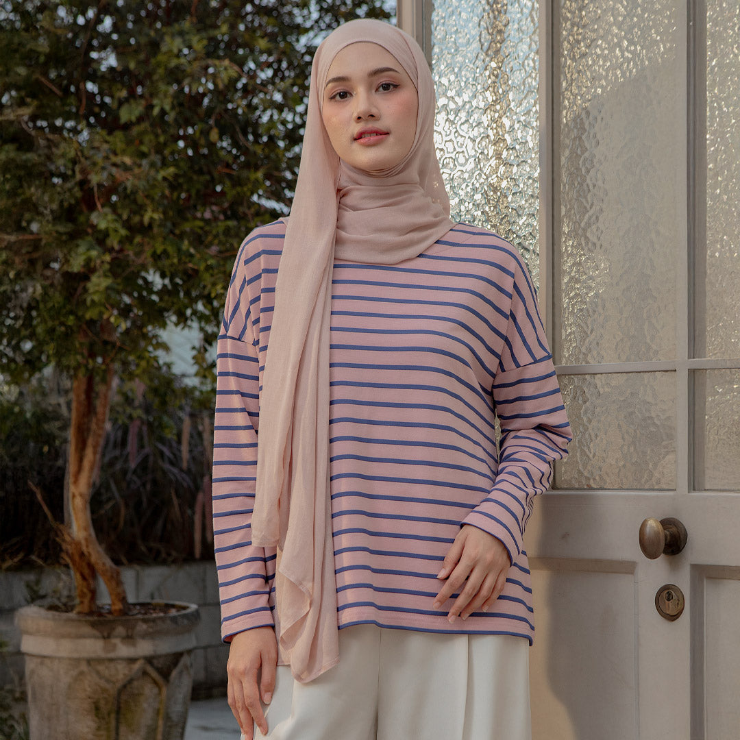 Ulyani Pink Stripe Top