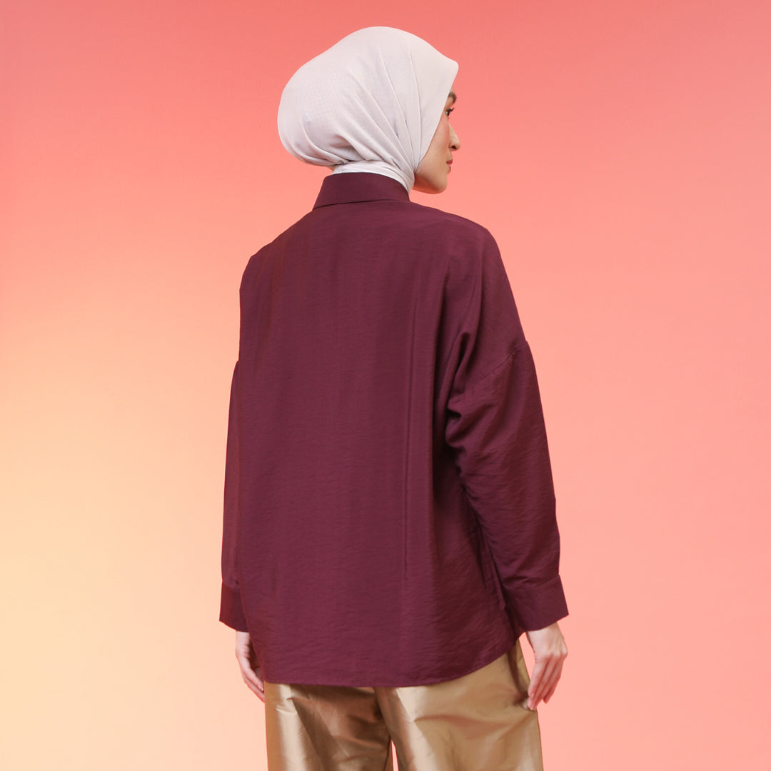 Wrenna Mulberry Top (PO 7 Hari)