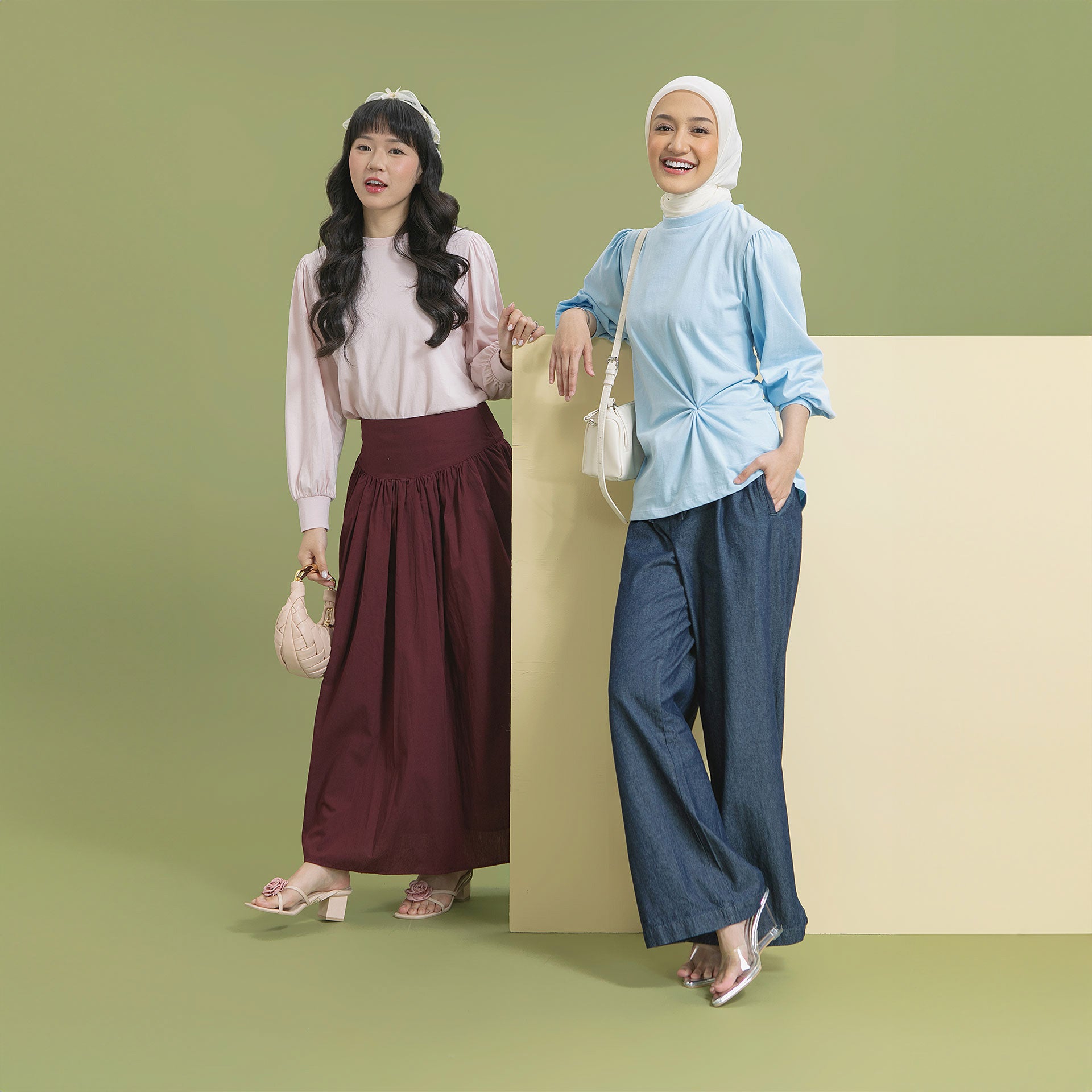 Uzma Peach Pink Tops