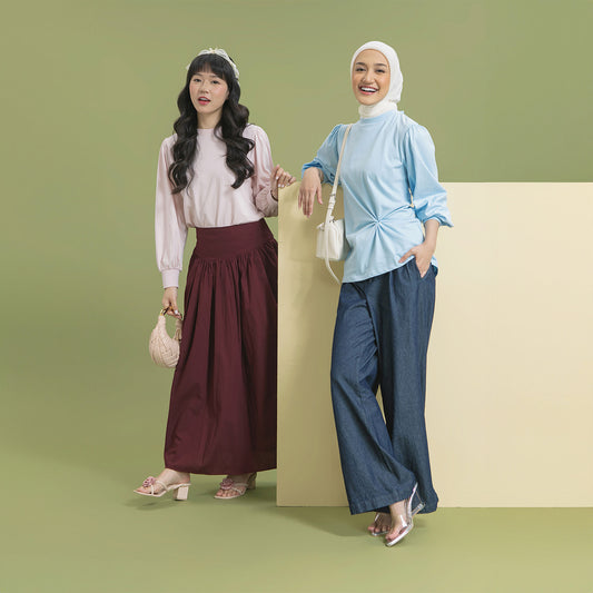 Uzma Peach Pink Tops