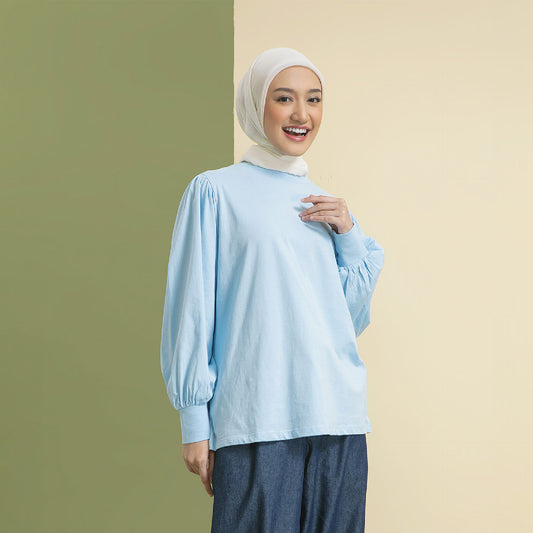 Uzma Dusty Blue Tops