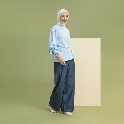 Uzma Dusty Blue Tops