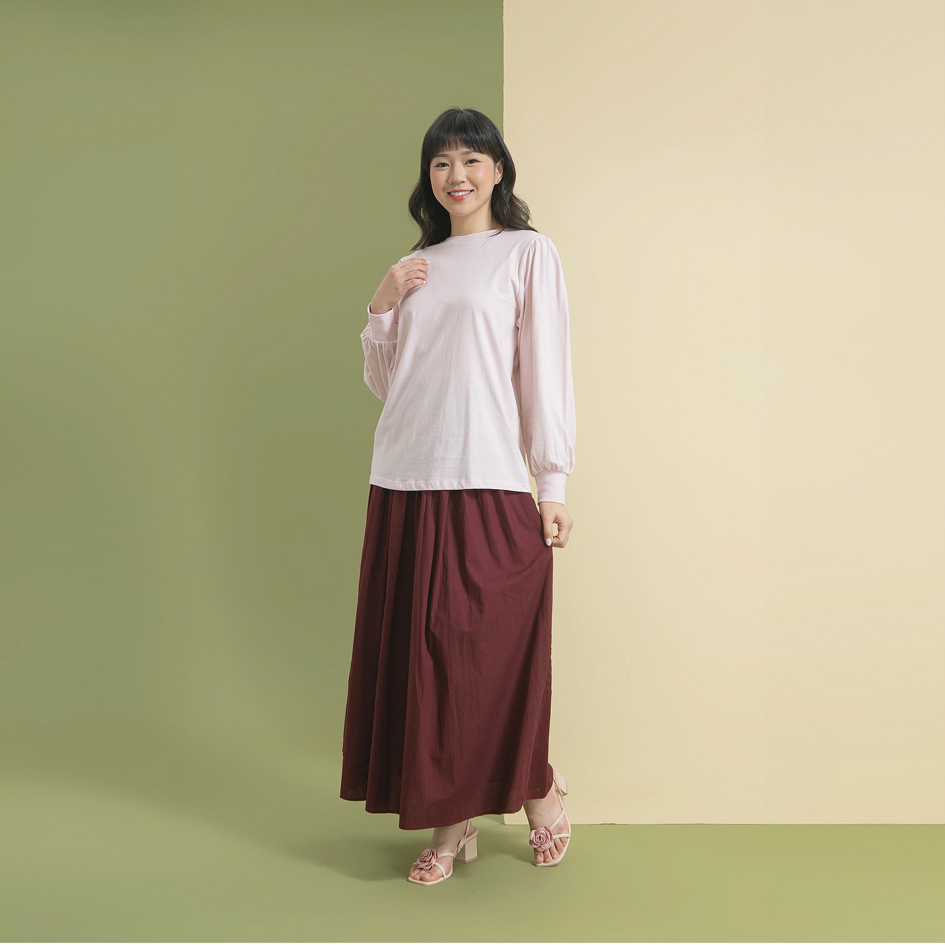 Uzma Peach Pink Tops