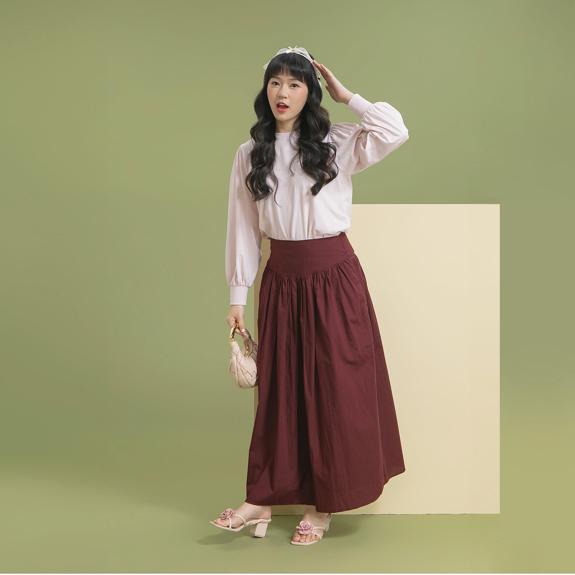 Uzma Peach Pink Tops