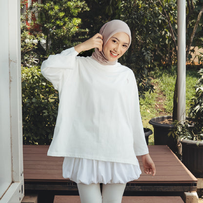 HijabChic Avela Broken White Top