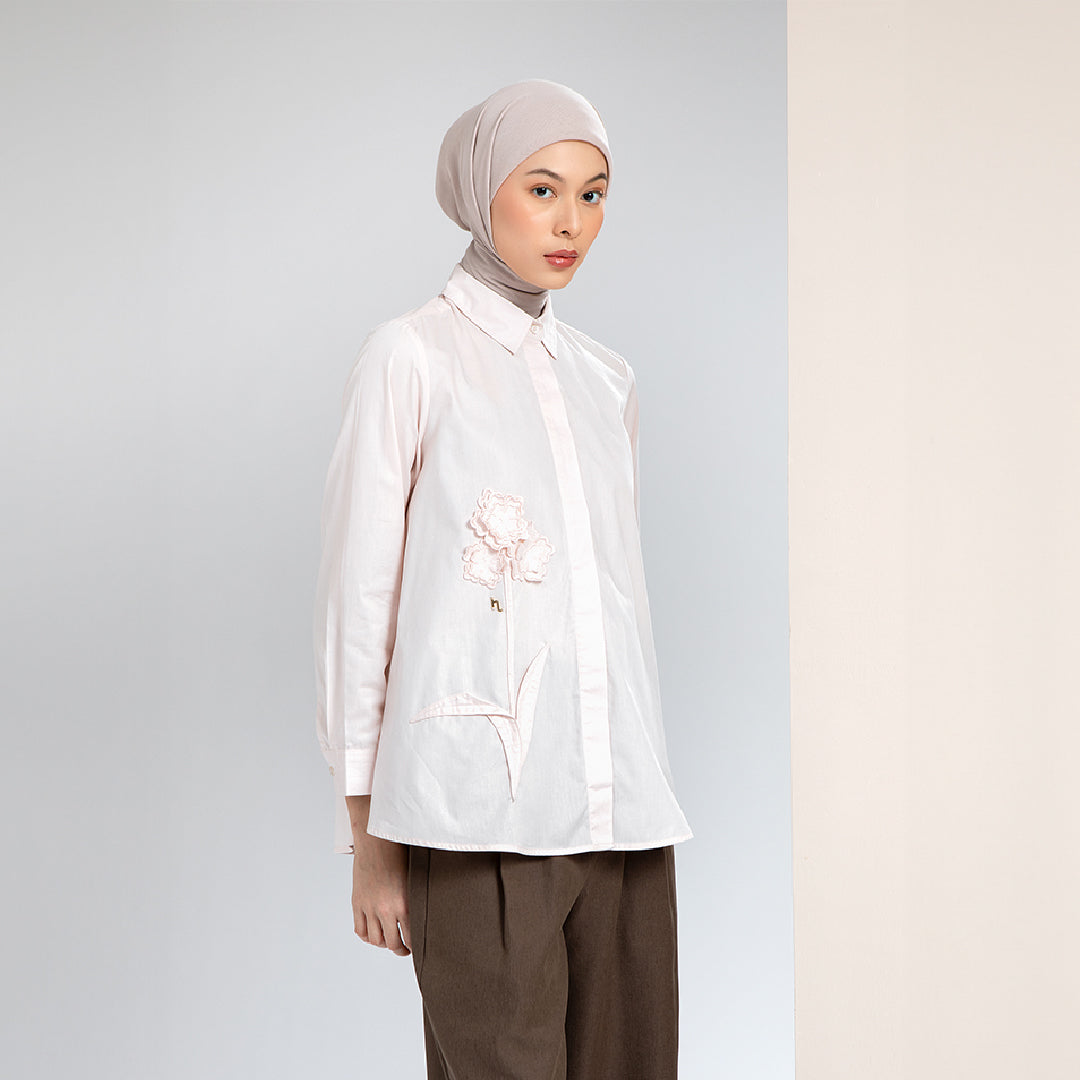 Elarona Top - Blush Pink