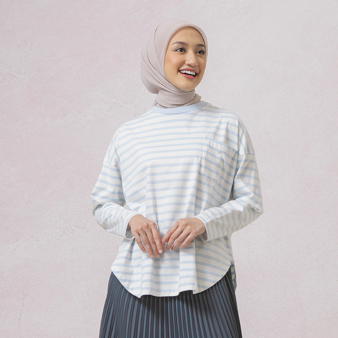 Fahira Dusty Blue Top