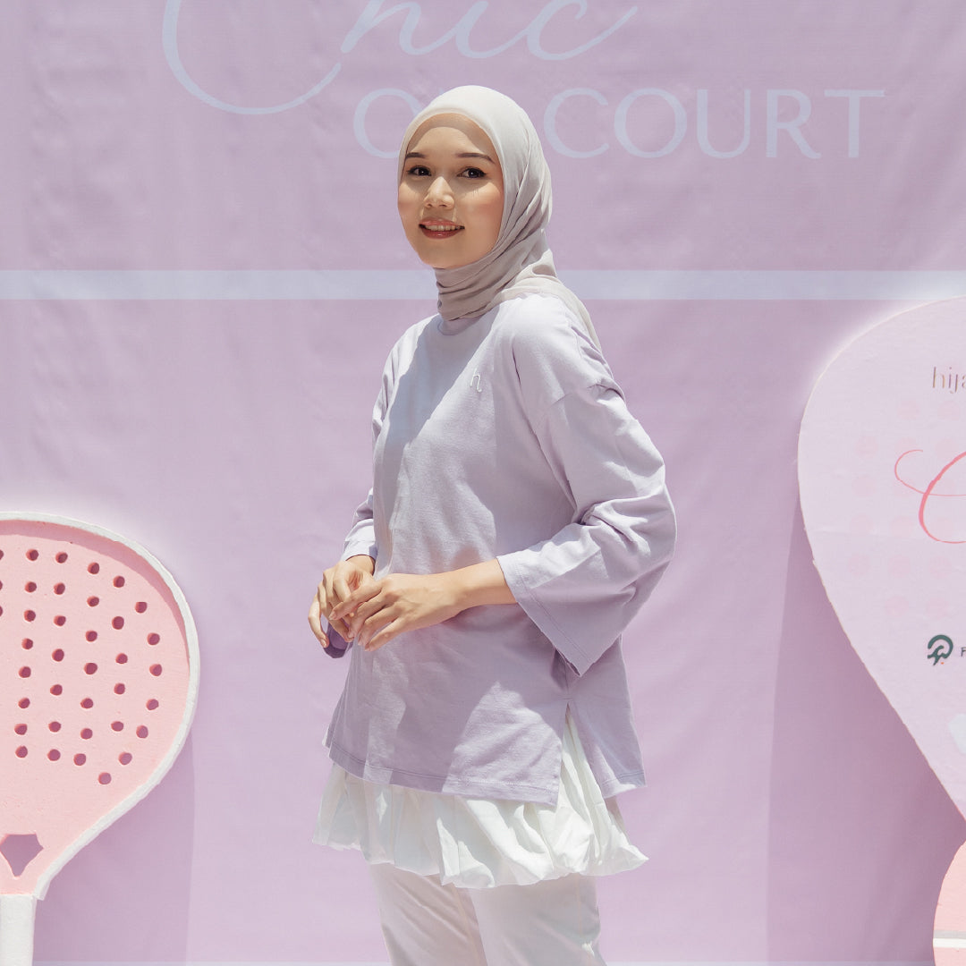 HijabChic Avela Lavender Top