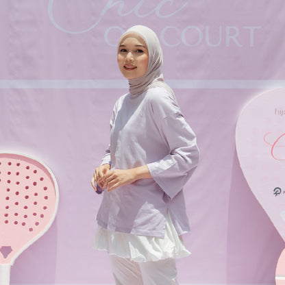 HijabChic Avela Lavender Top