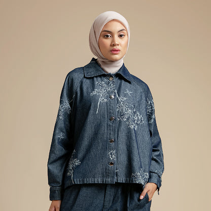 Vianne Jacket - Jacquard Denim