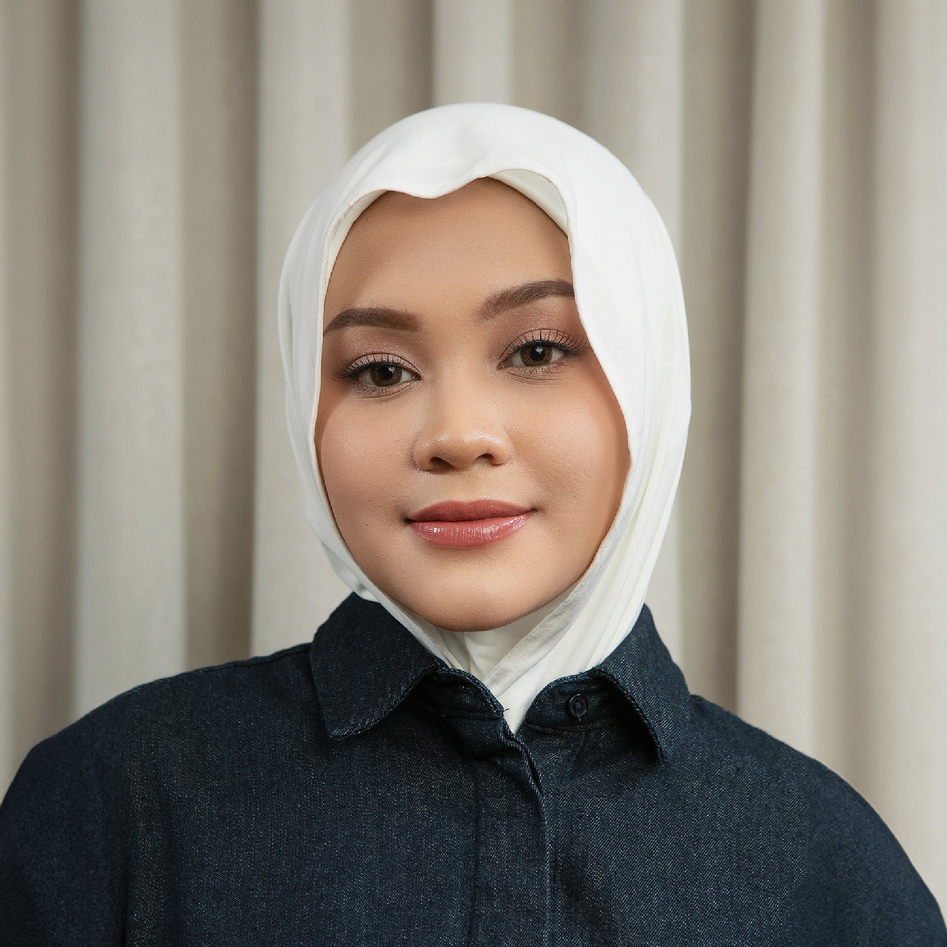 Linea Scarf (HijabChic x Nabillasyal) - Hijab Instant Jersey Simple | HijabChic