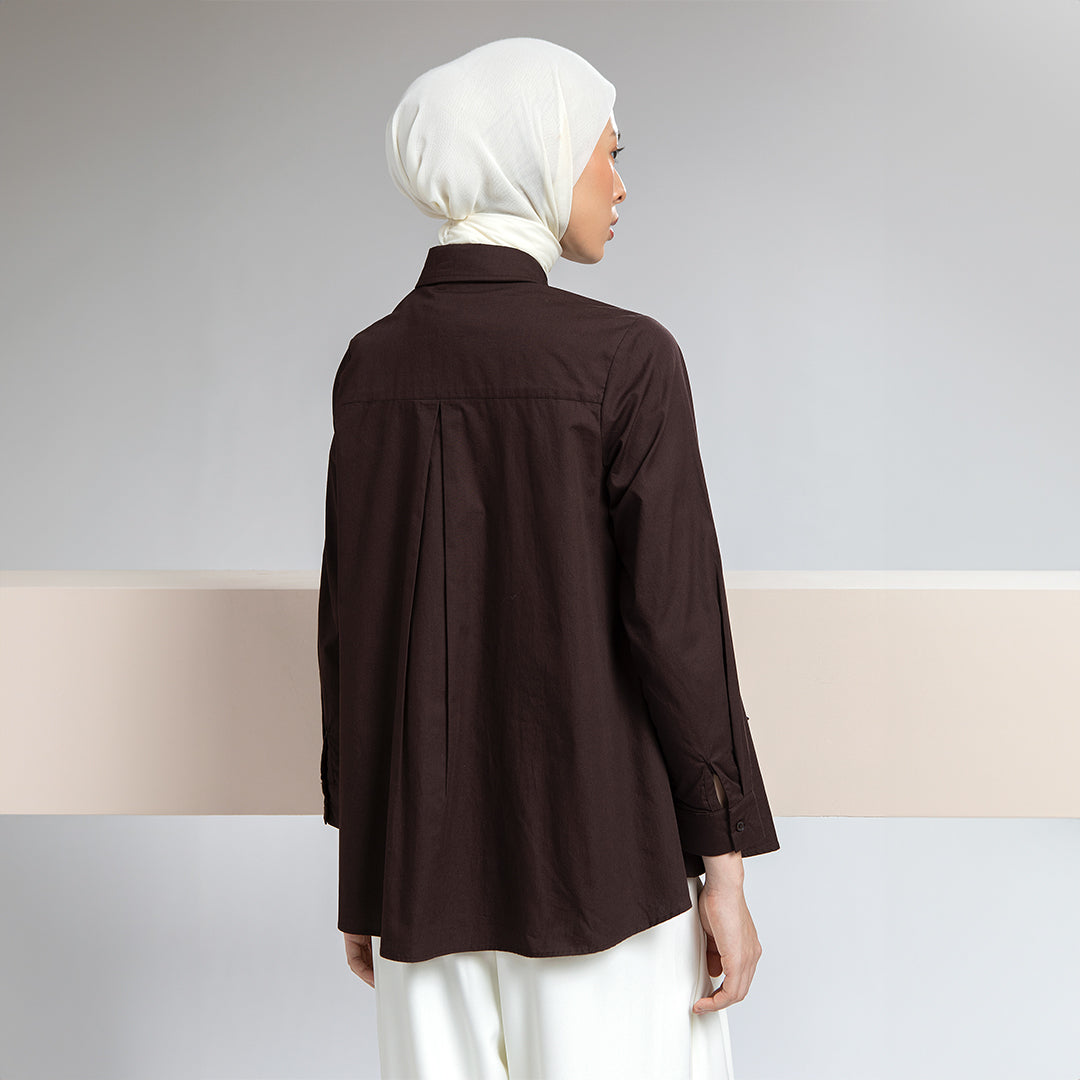 Elarona Top - Dark Brown