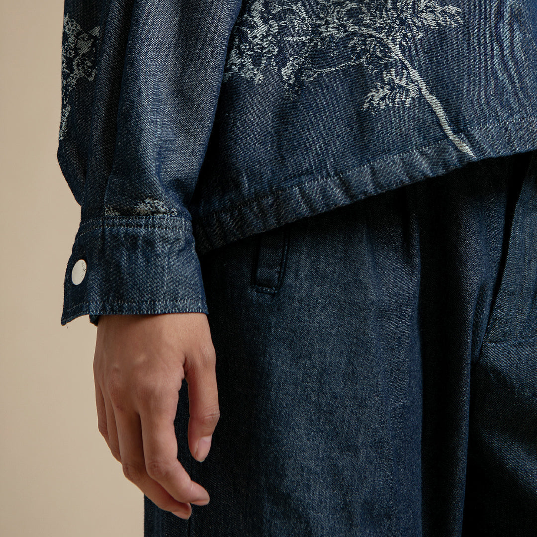 Vianne Jacket - Jacquard Denim