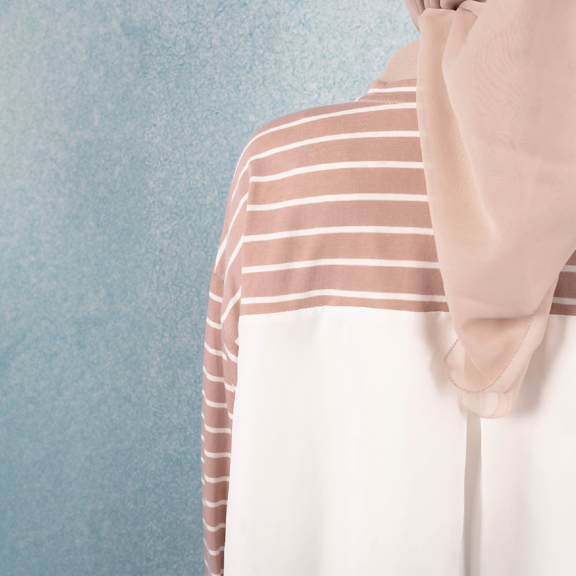 Athaya Top - Baju Kaos Stripe Daily Katun | HijabChic