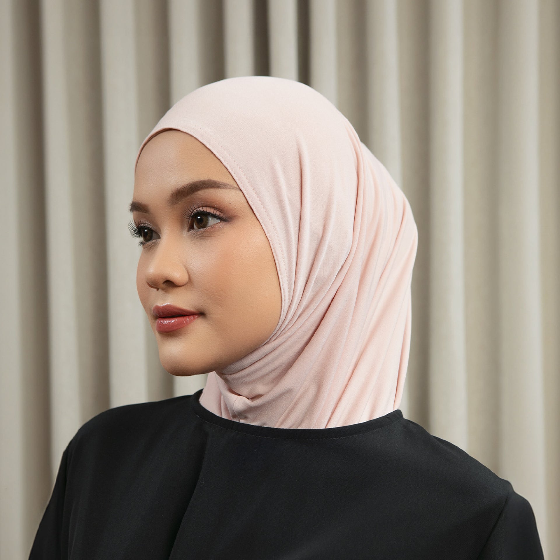 Linea Scarf (HijabChic x Nabillasyal) - Hijab Instant Jersey Simple | HijabChic