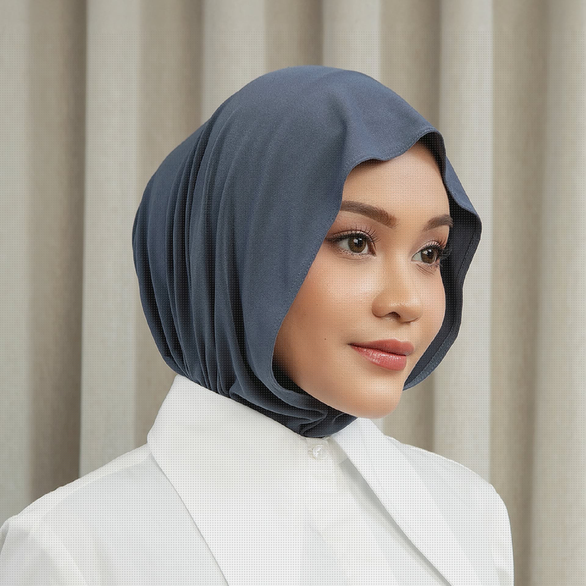 Linea Scarf (HijabChic x Nabillasyal) - Hijab Instant Jersey Simple | HijabChic