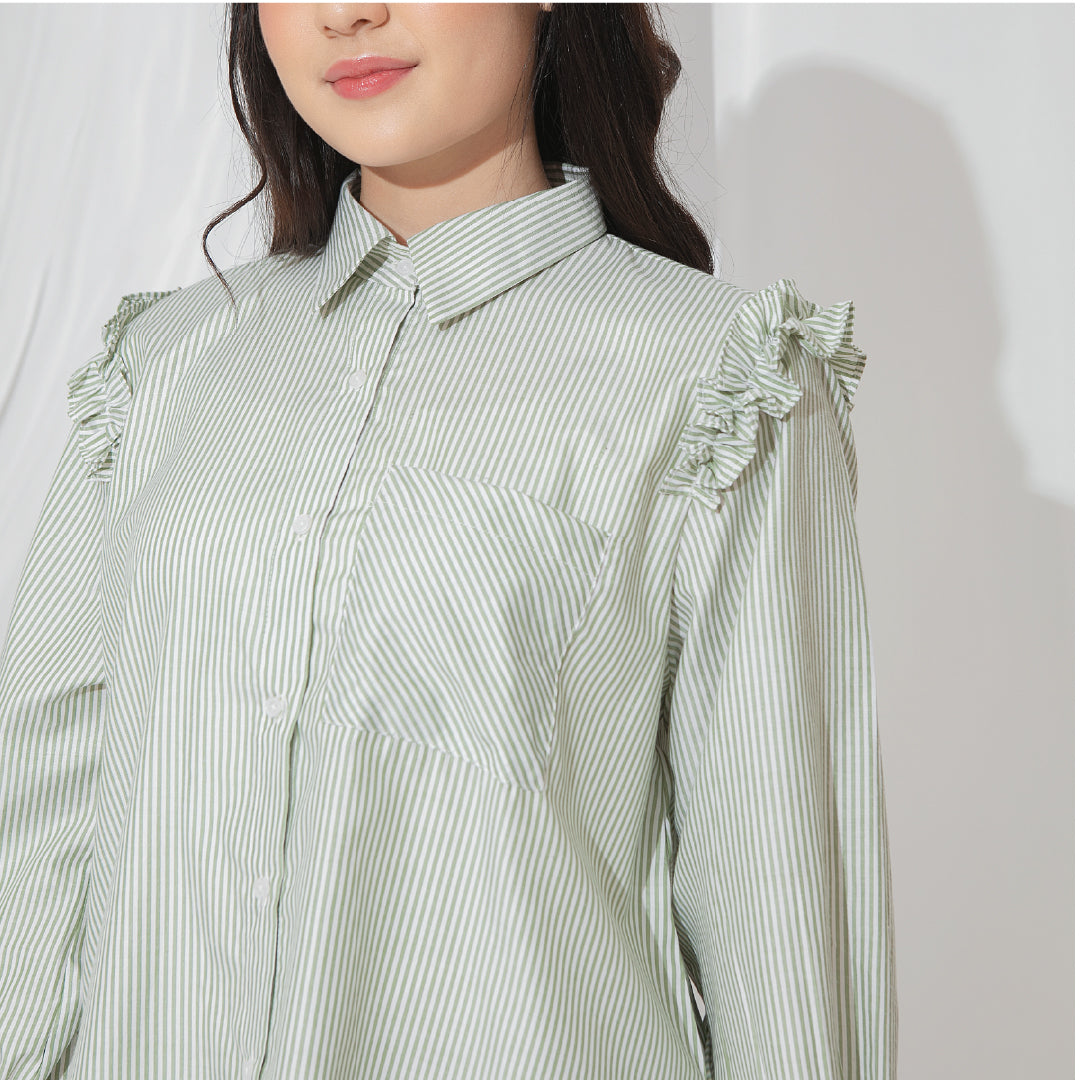 Agista Tops - Atasan Stripe Cotton