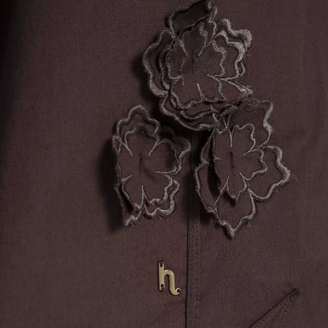 Elarona Top - Dark Brown