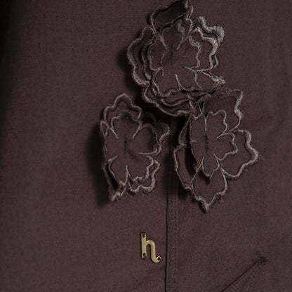 Elarona Top - Dark Brown