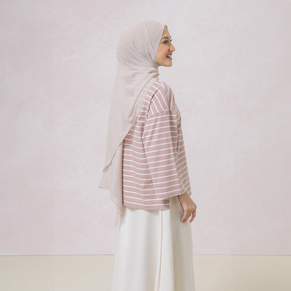 Megumi Mauve Stripe Tops