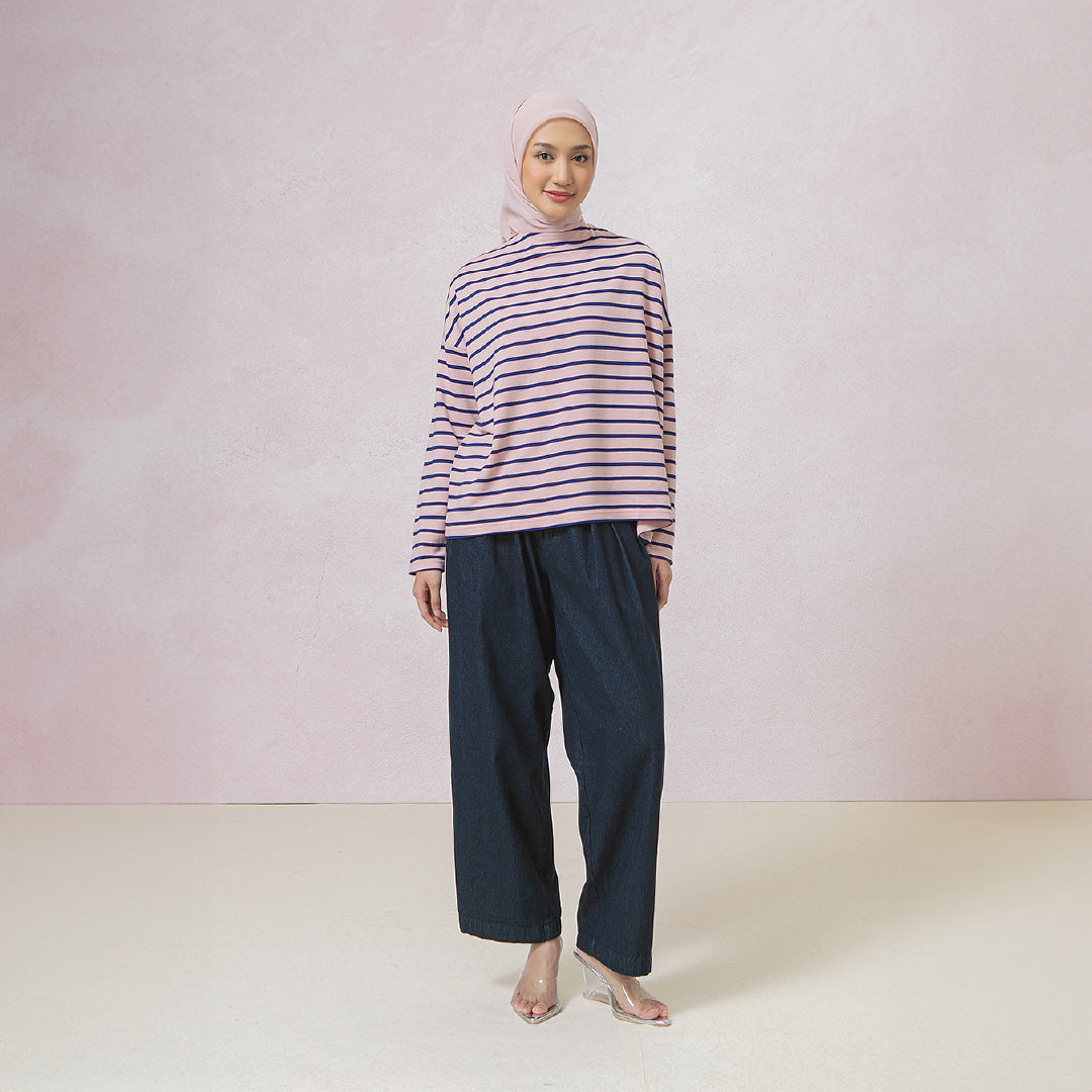 Ulyani Pink Stripe Top