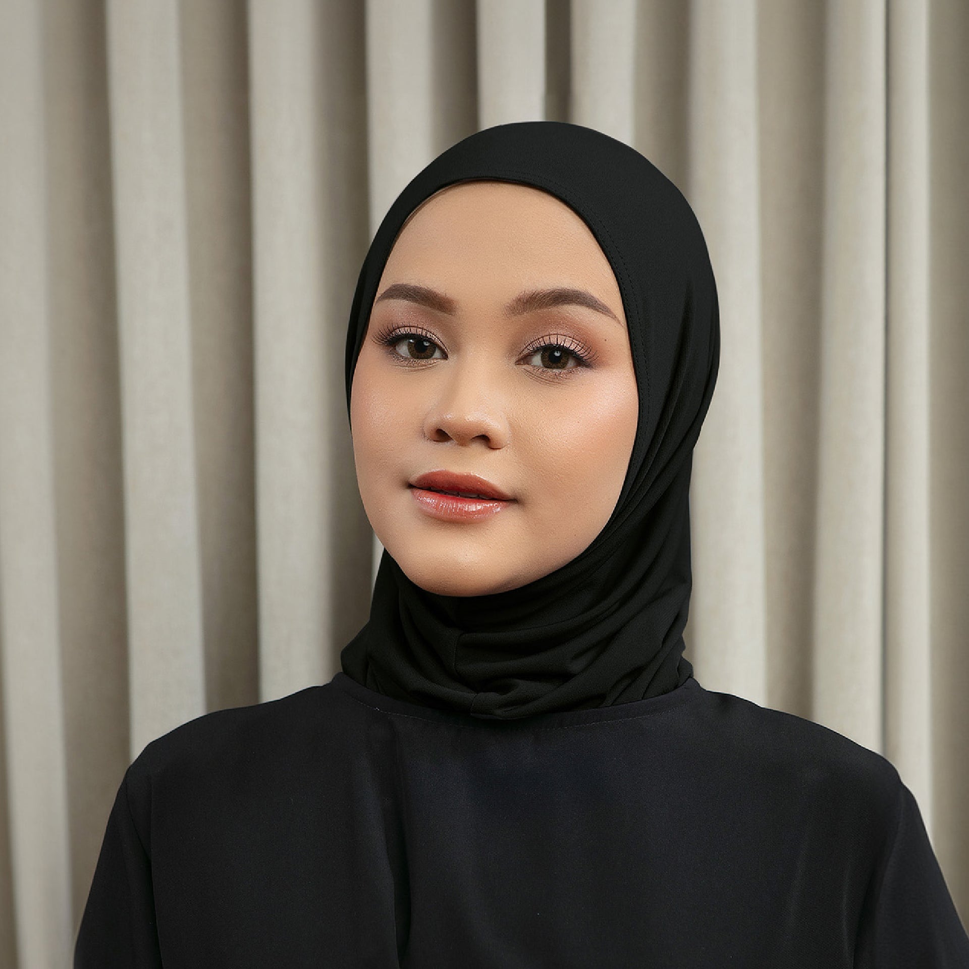 Linea Scarf (HijabChic x Nabillasyal) - Hijab Instant Jersey Simple | HijabChic