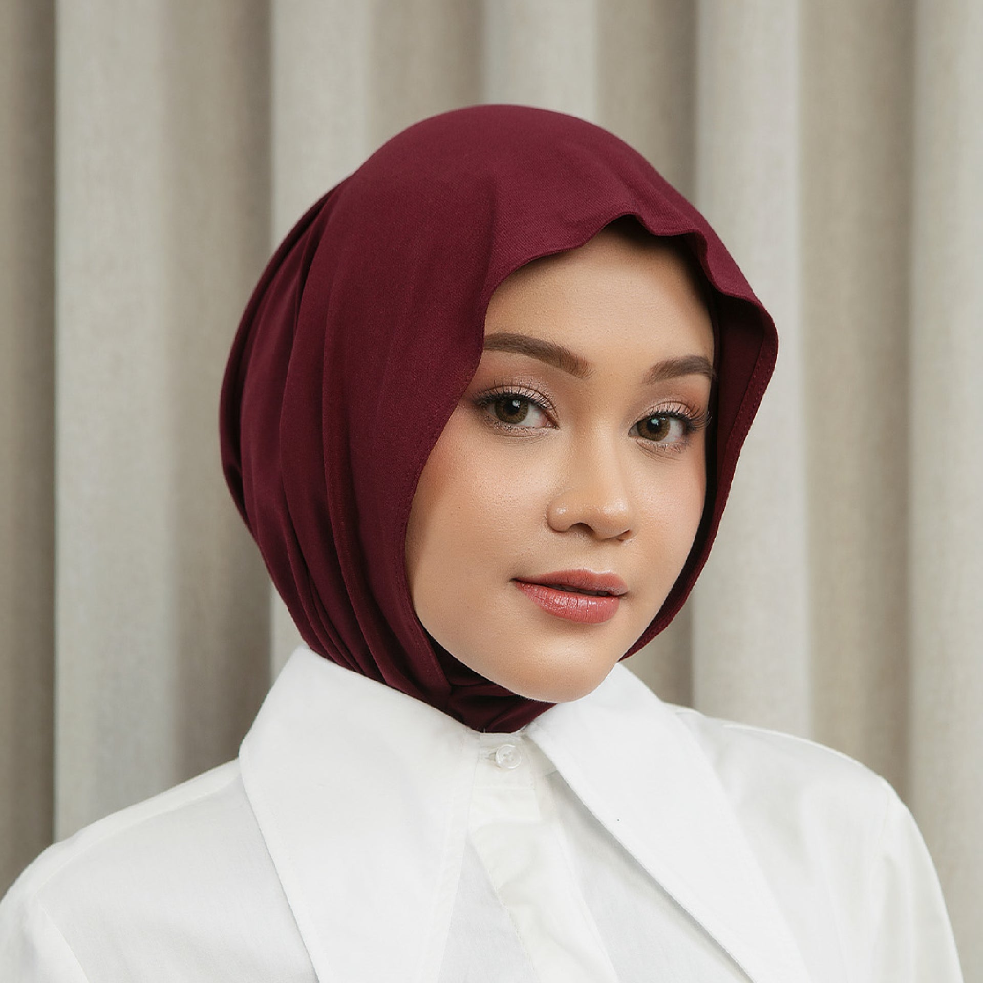 Linea Scarf (HijabChic x Nabillasyal) - Hijab Instant Jersey Simple | HijabChic