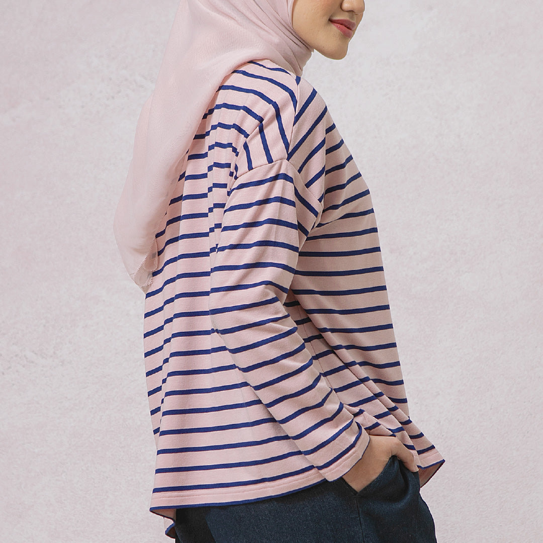Ulyani Pink Stripe Top