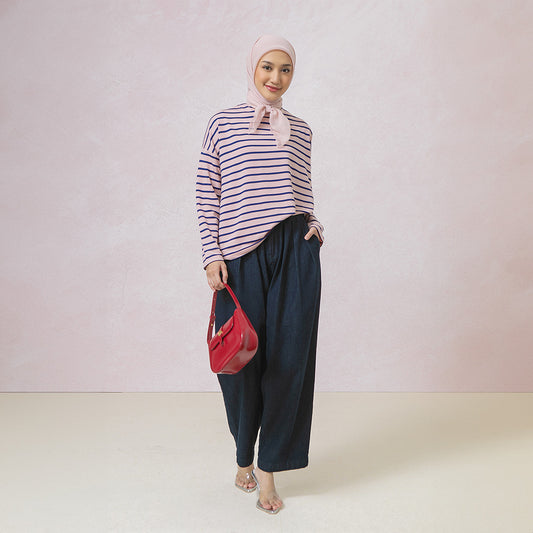 Ulyani Pink Stripe Top