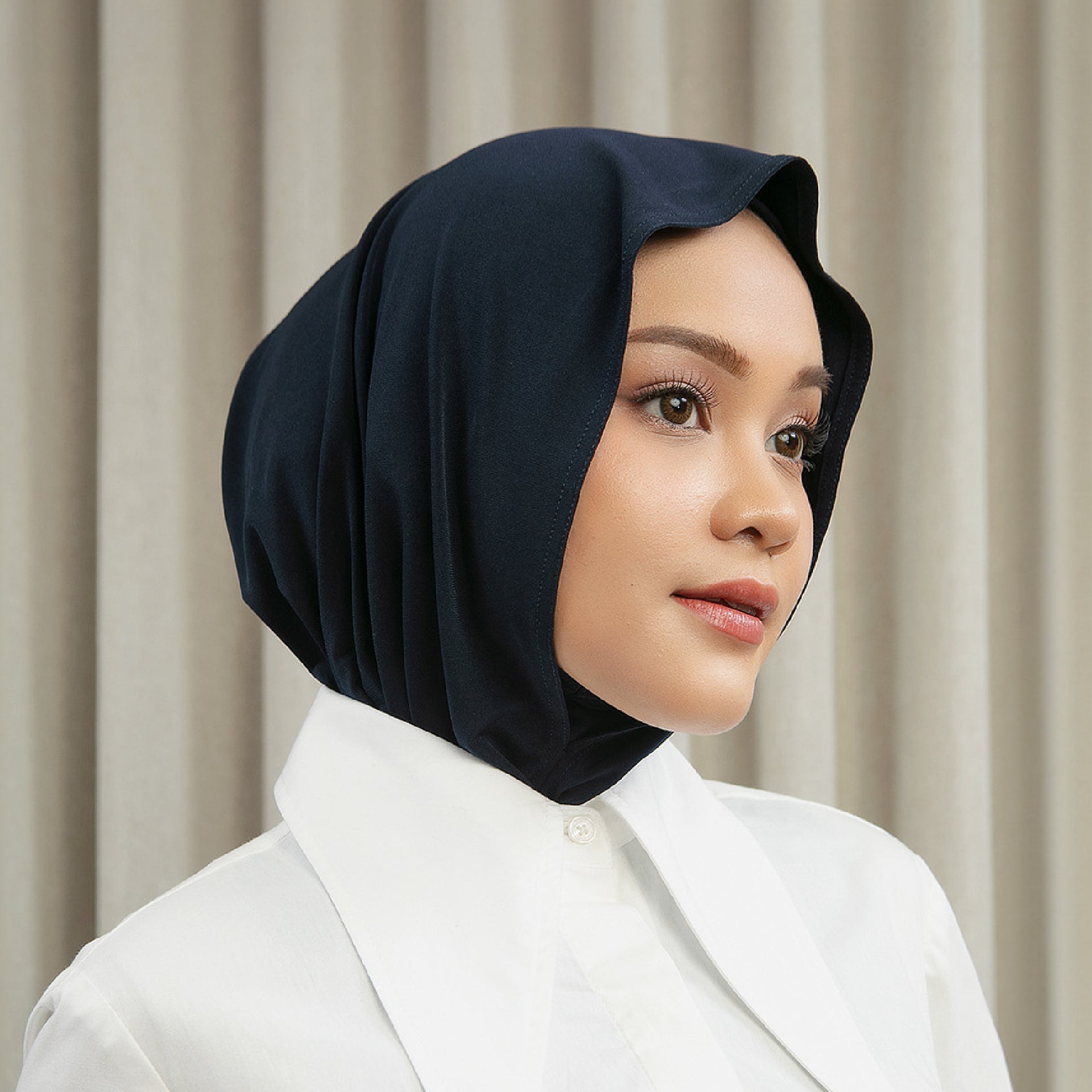 Linea Scarf (HijabChic x Nabillasyal) - Hijab Instant Jersey Simple | HijabChic