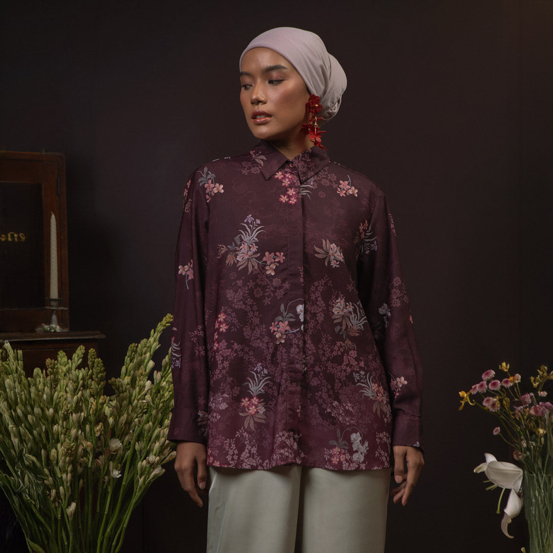 Aruna Maroon Top